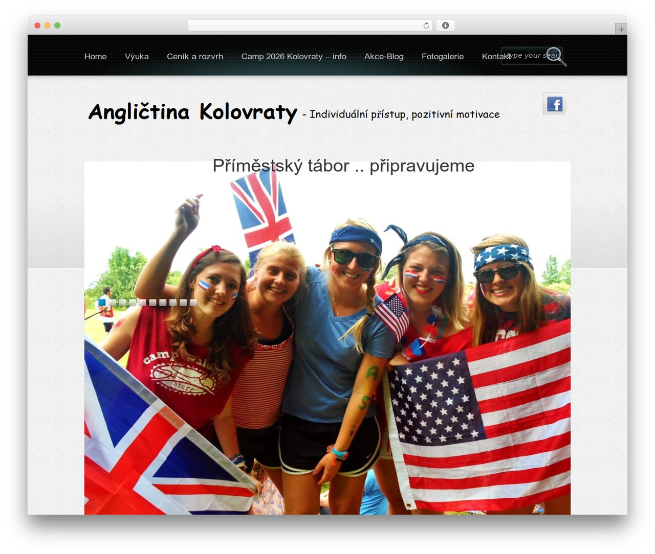 Boldy WordPress theme - anglictinakolovraty.cz