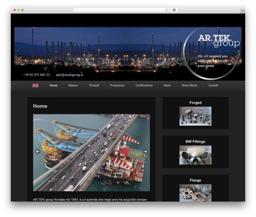Catch Evolution free WP theme - artekgroup.it