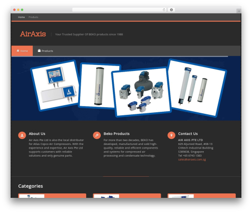 Clockwork WP best WordPress theme - airaxis.com.sg