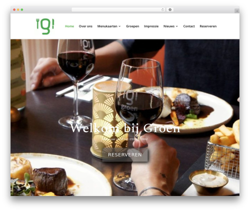 Divi WordPress theme - brasseriegroen.nl