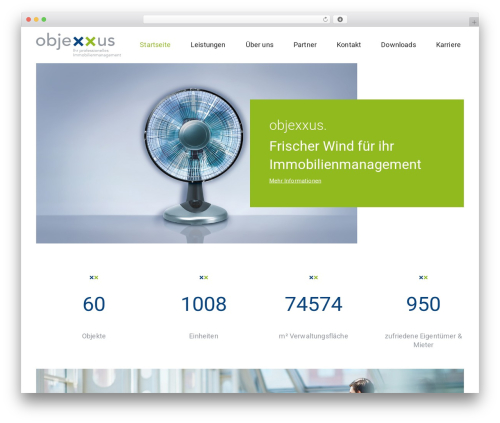 Objexxus top WordPress theme - objexxus.de