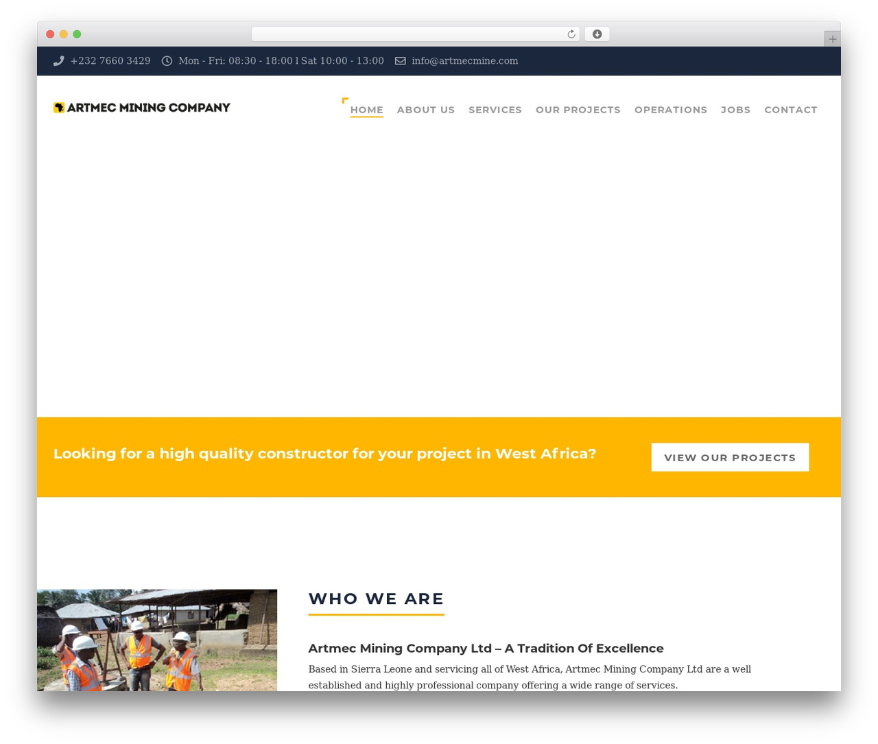 Structure WordPress theme - artmecmine.com