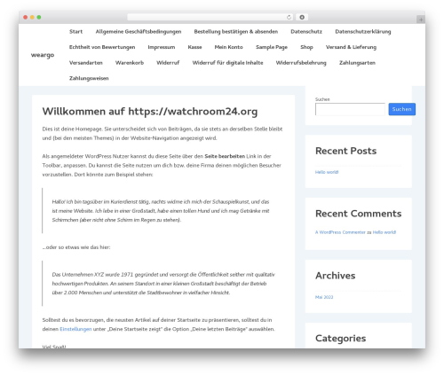 Woocommerce german market light WordPress plugin - watchroom24.org