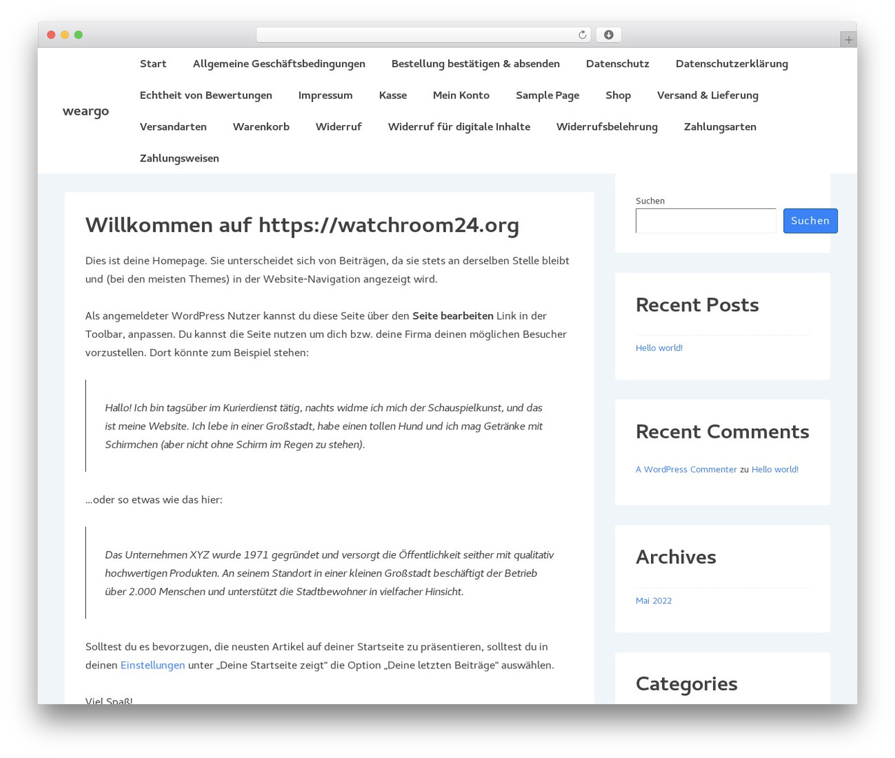 Theme WordPress Responsive - watchroom24.org Theme WordPress Responsive - watchroom24.org