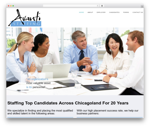 Theme WordPress cherry - avanti-staffing.com