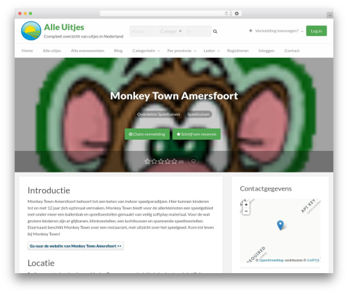 Frontend publishing pro WordPress plugin - alleuitjes.nl/uitjes/monkey-town-amersfoort