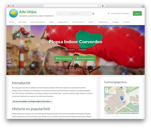Frontend publishing pro WordPress plugin - alleuitjes.nl/uitjes/plopsa-indoor-coevorden