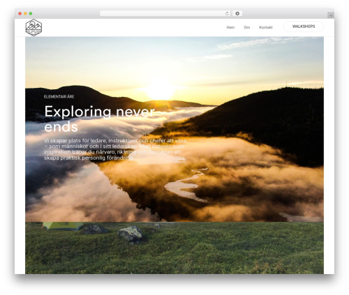 Webify WordPress theme - elementair.se