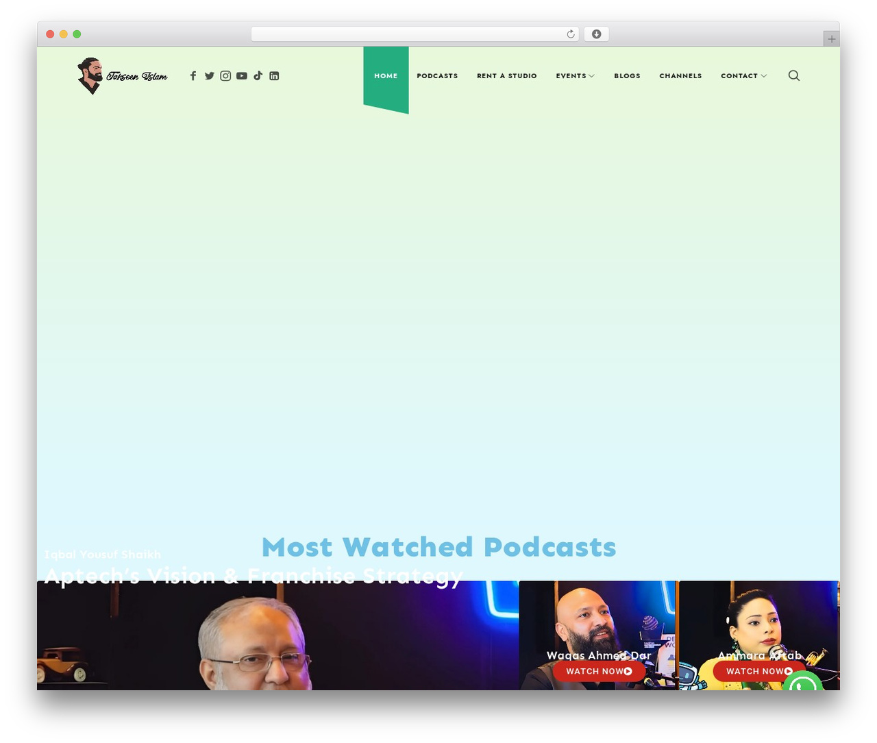 WordPress theme Podify - tahseenislam.com WordPress theme Podify - tahseenislam.com