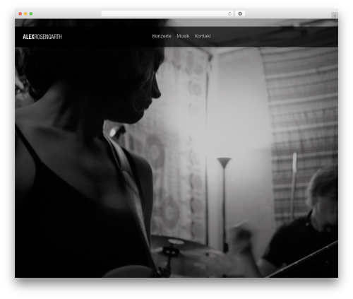 WordPress theme Shuttershot - alexrosengarth.com