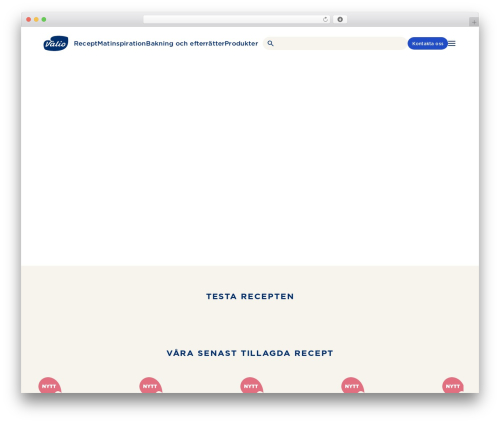 WordPress theme Valio Base Theme - valio.se