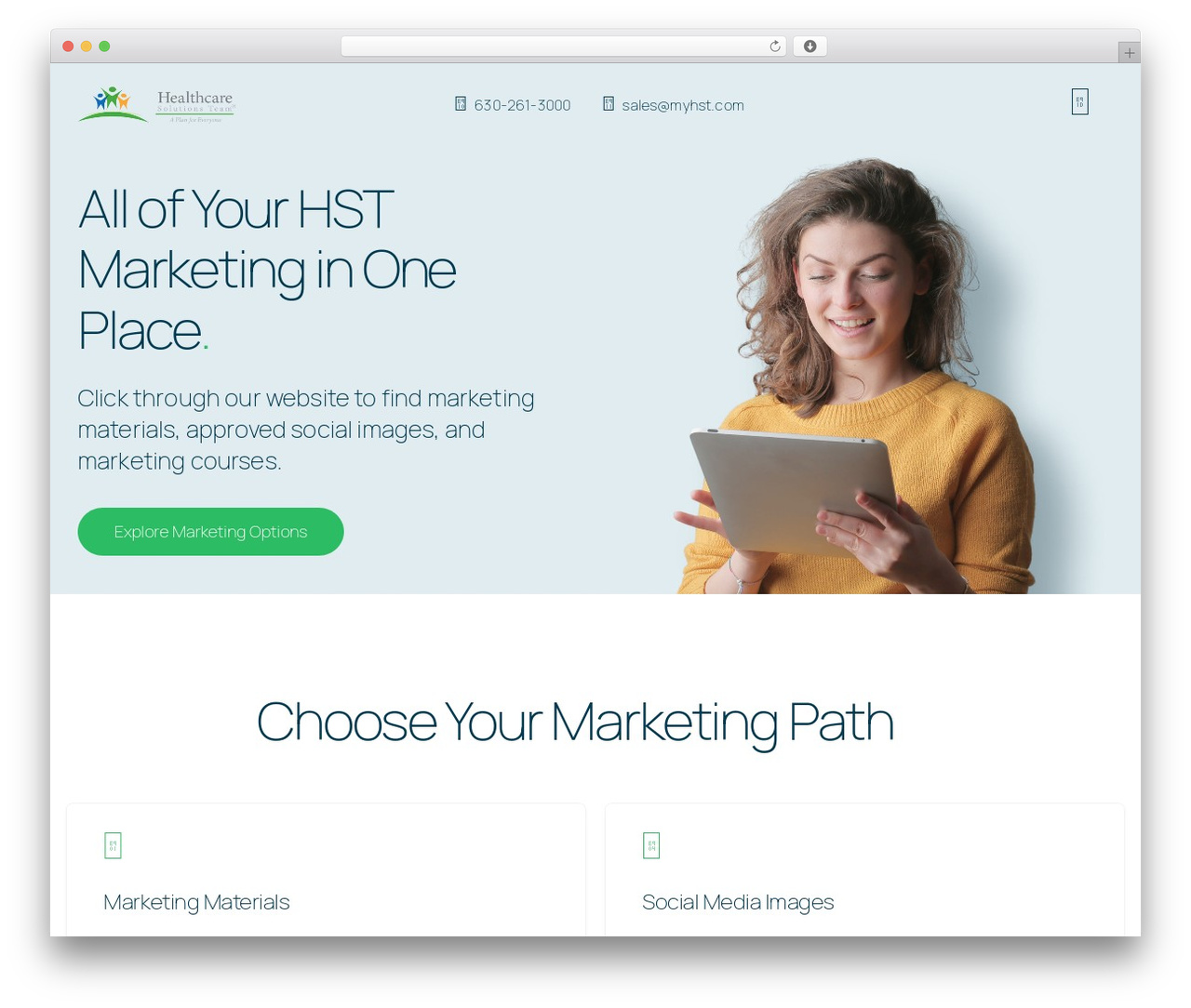 Avada WordPress theme - hstmarketing.com