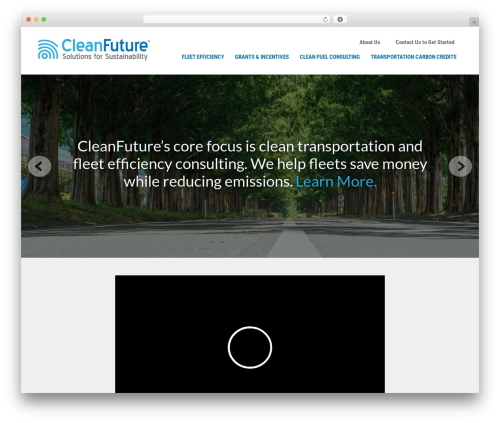 CleanFuture theme WordPress - cleanfuture.us