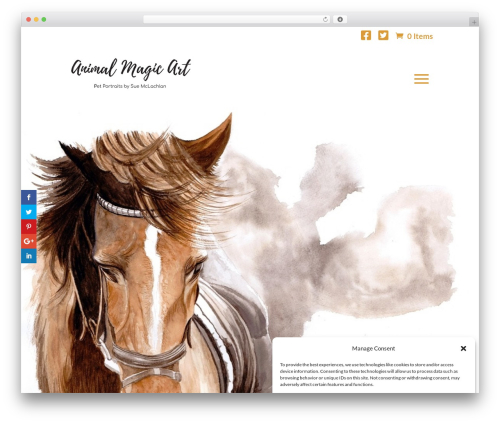 Divi article cards WordPress plugin - animalmagicart.com