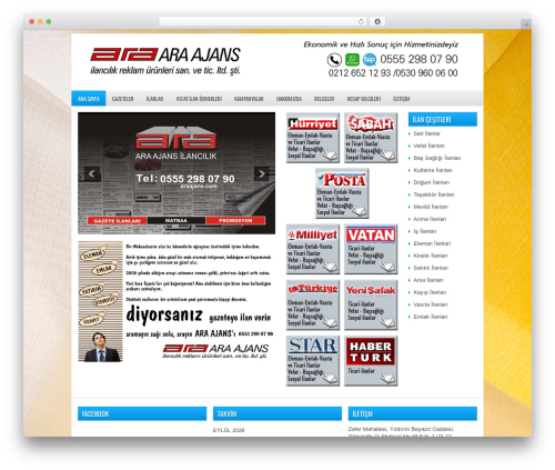 NetPress WordPress theme - araajans.com