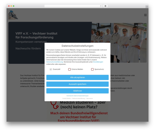 P3 Wordpress Theme WordPress theme - viff-vechta.de