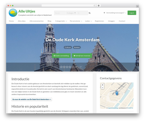 Frontend publishing pro WordPress plugin - alleuitjes.nl/uitjes/de-oude-kerk-amsterdam