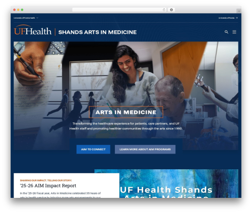 WordPress theme Apollo - artsinmedicine.ufhealth.org