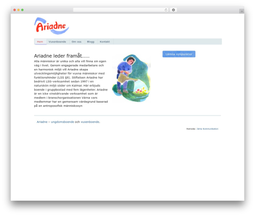 WordPress theme WP Framework - ariadnes.nu