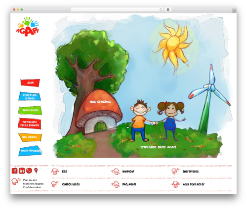 Agapi WordPress theme - agapi.fr