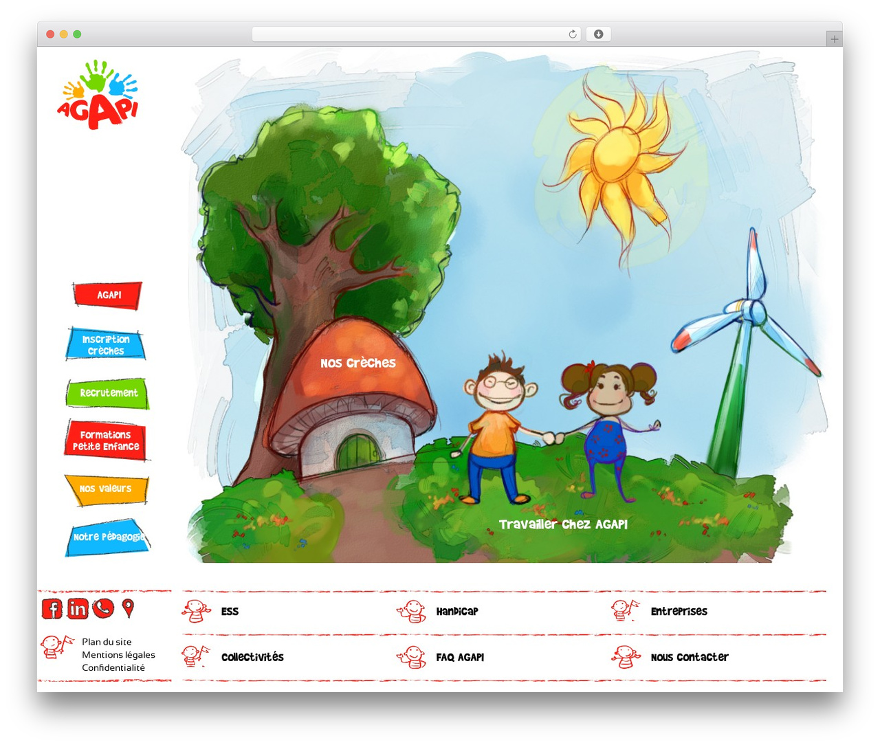 Agapi WordPress theme - agapi.fr