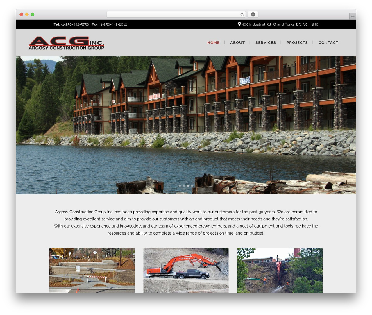 Bridge theme WordPress - argosyconstruction.ca