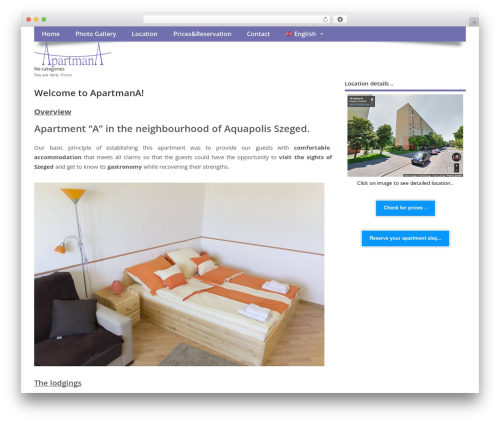 MesoColumn WordPress theme - apartmana.net