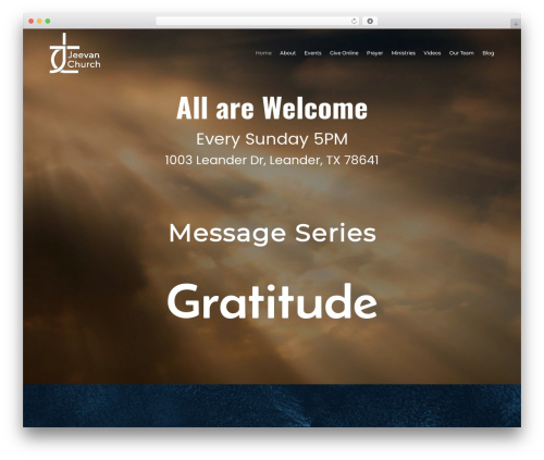 Mp stacks WordPress plugin - jeevan.church