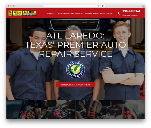 Theme WordPress Reach Local - www.autorepairlaredo.com