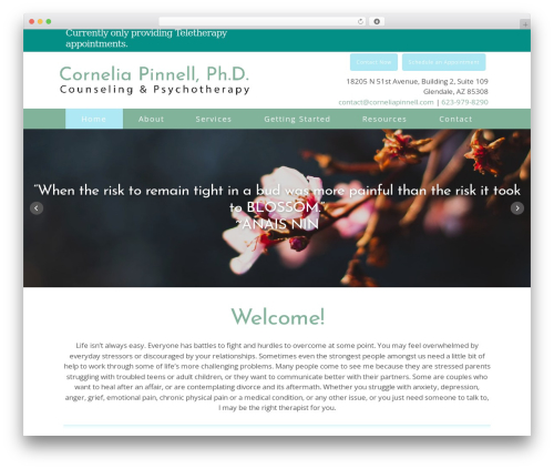 WordPress theme Bubbles / Brooklyn - corneliapinnell.com