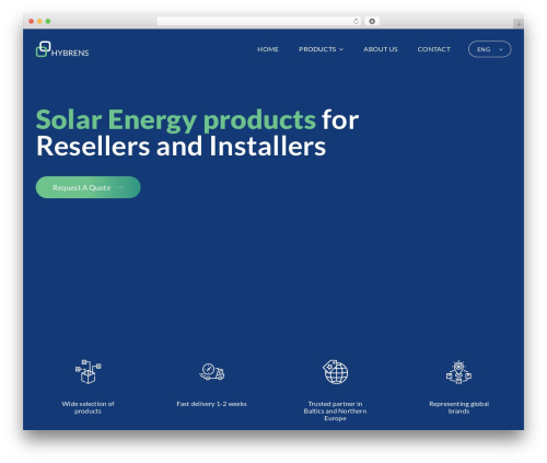 WordPress theme Avada - hybrens.com