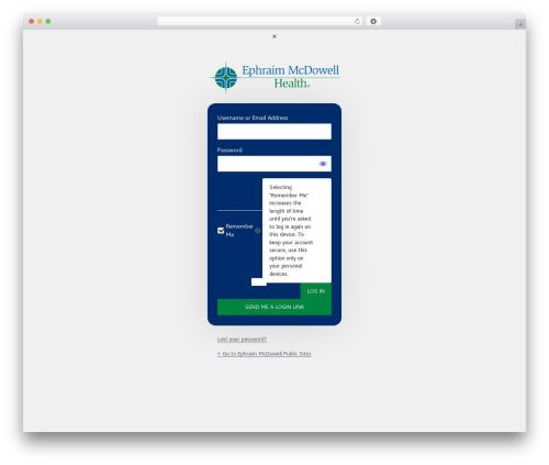 WordPress theme Ephraim McDowell Theme - ephraimmcdowell.com