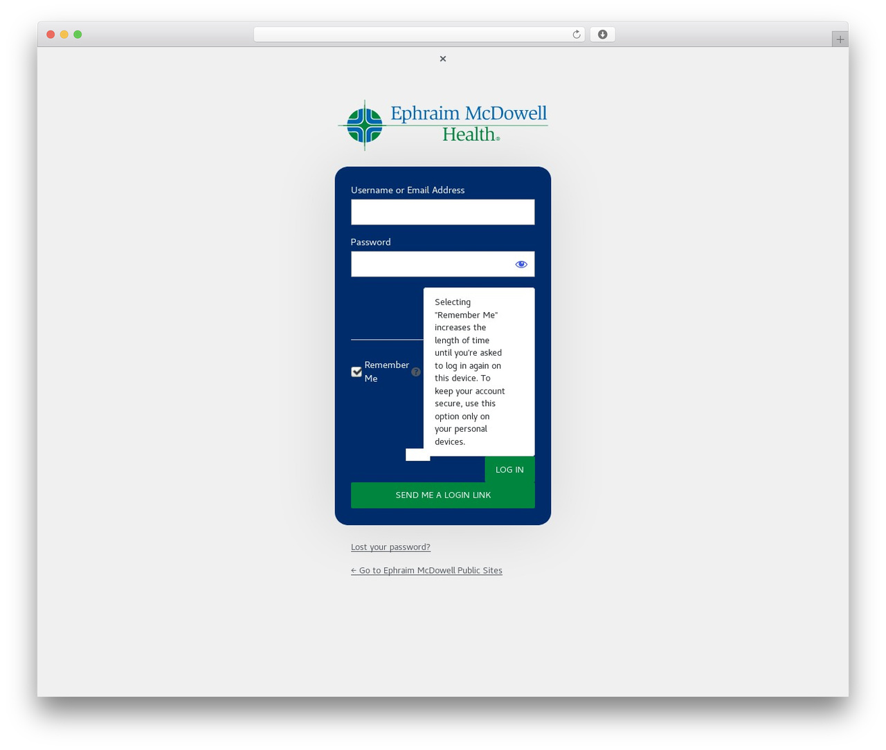 WordPress theme Ephraim McDowell Theme - ephraimmcdowell.com