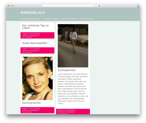 BirdFLAT WordPress theme - anna-und-lilo.com BirdFLAT WordPress theme - anna-und-lilo.com