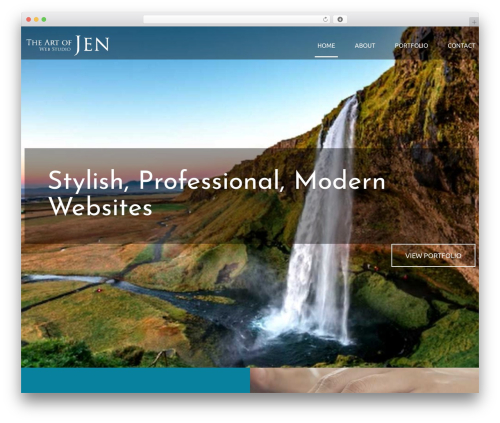 Cherry parallax WordPress plugin - artofjen.com