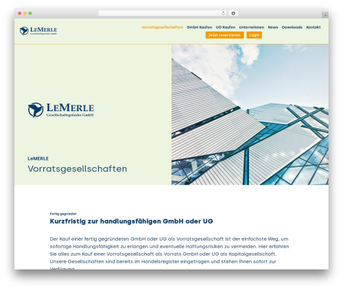 Client Name WordPress theme - lemerle.de
