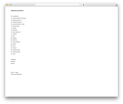 Contact Me (ajax-contact-me) free WordPress plugin - ambroisedegeneve.com