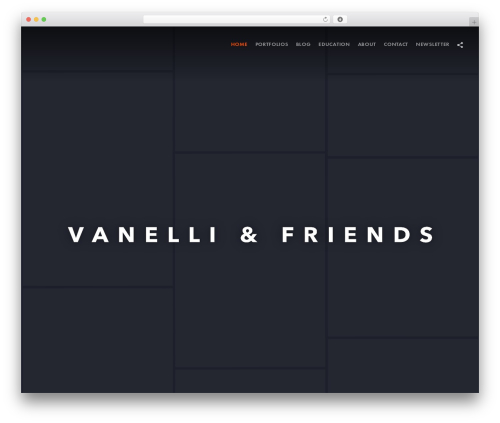 Flatbase WordPress theme - vanelliandfriends.com
