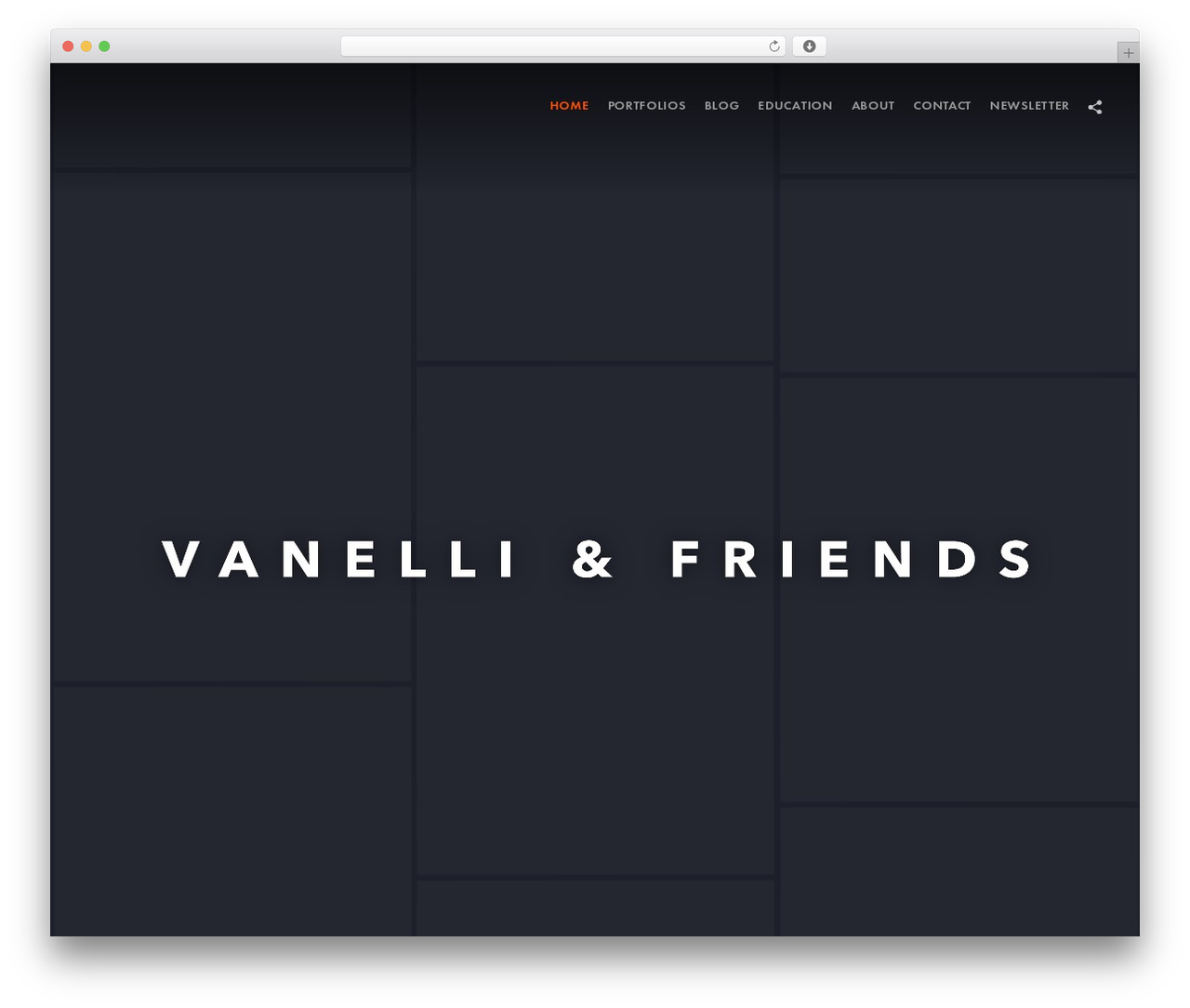 Flatbase WordPress theme - vanelliandfriends.com