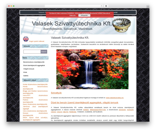 HidrosetResponsive WordPress theme - aramfejleszto.com