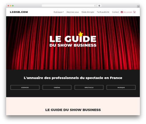 LE GUIDE WordPress theme - lgdsb.com