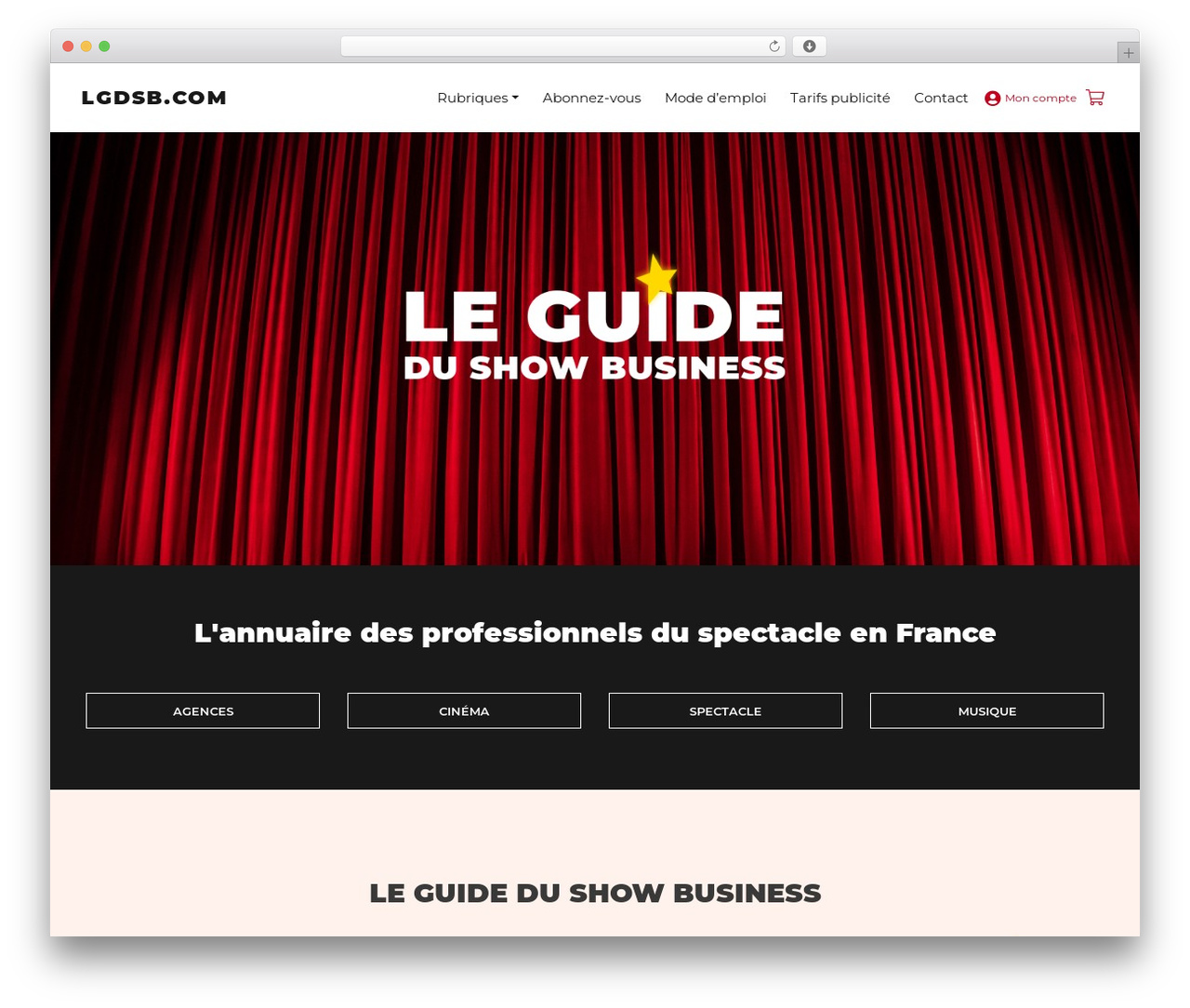 LE GUIDE WordPress theme - lgdsb.com