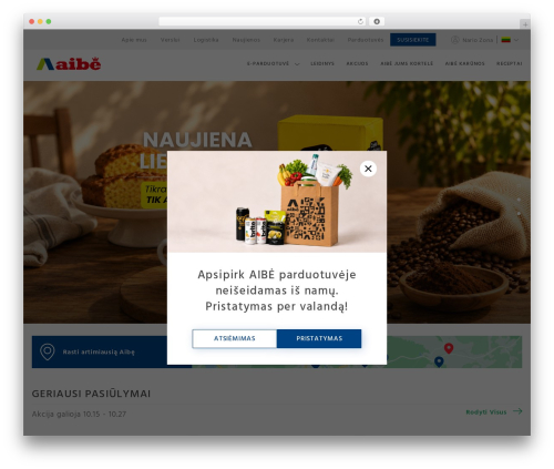 MP WP theme WordPress - aibe.lt