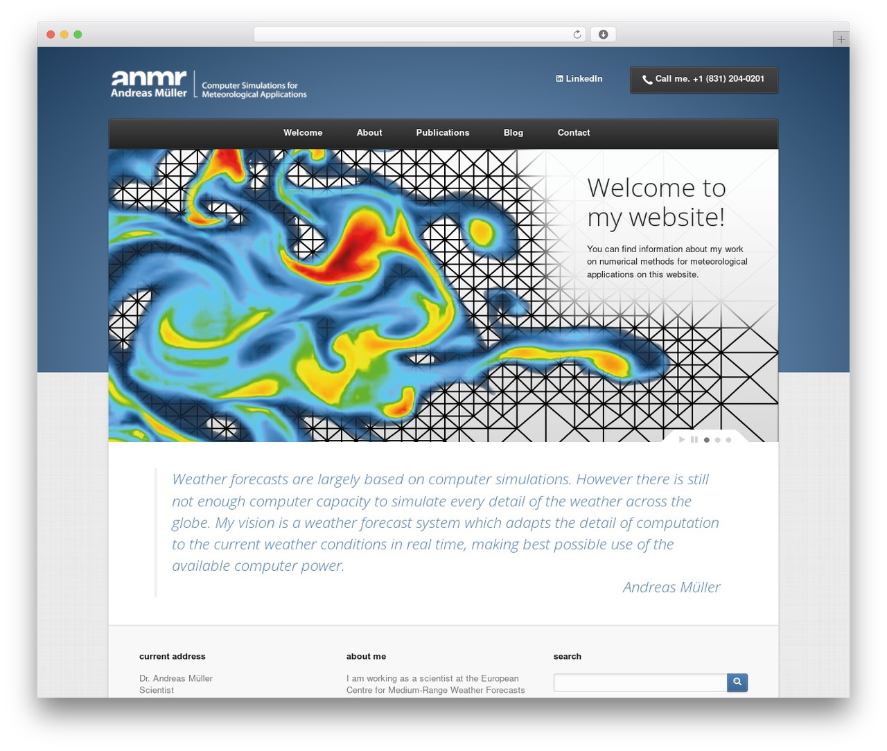 Nexus WordPress theme - anmr.de