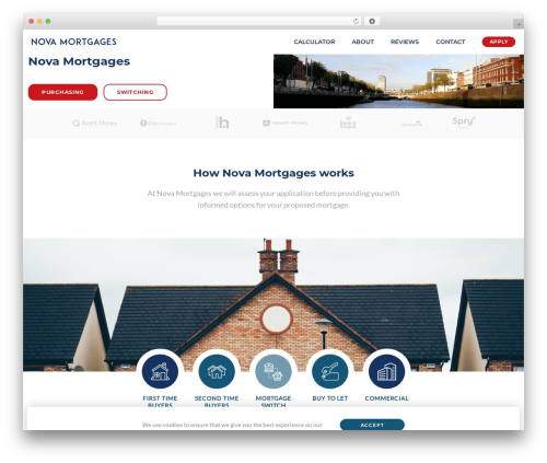 Nova Theme WordPress website theme - novamortgages.ie