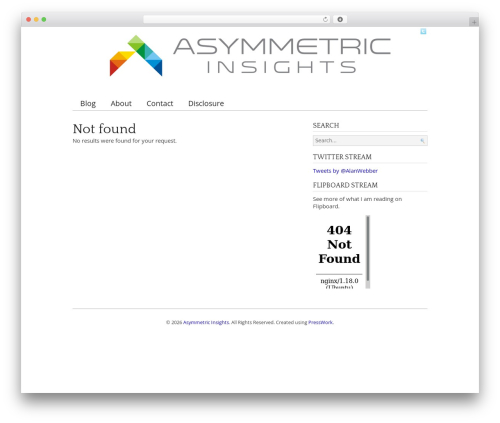 PressWork WordPress theme - asymmetricinsights.org PressWork WordPress theme - asymmetricinsights.org