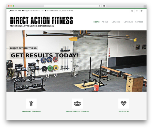 Slupy WordPress Theme theme WordPress - directactionfitness.com