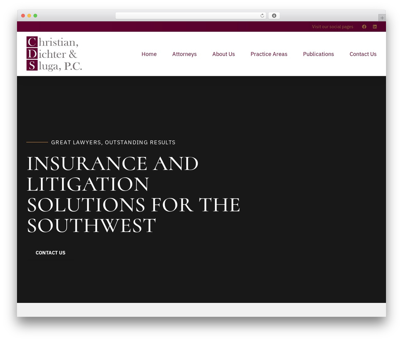 Theme WordPress Bernstein - cdslawfirm.com