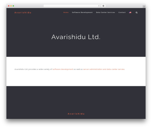 Theme WordPress TheOne - avarishidu.com